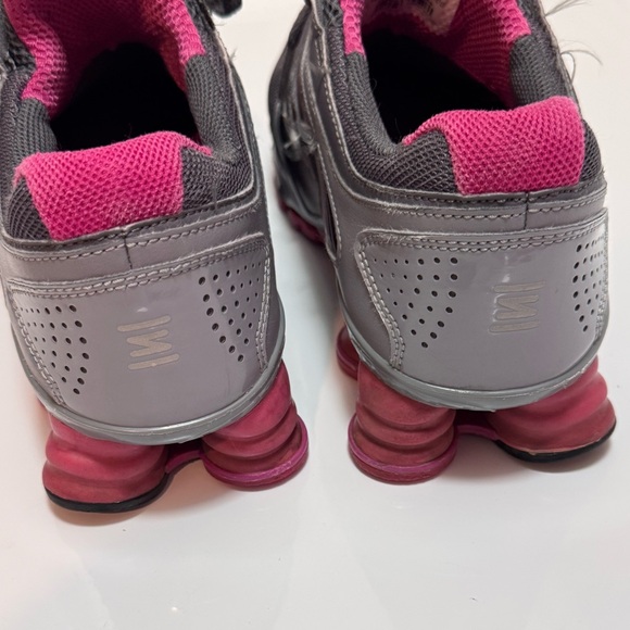 Nike Women's Charcoal and Fuchsia Sneakers - Picture 5 of 6